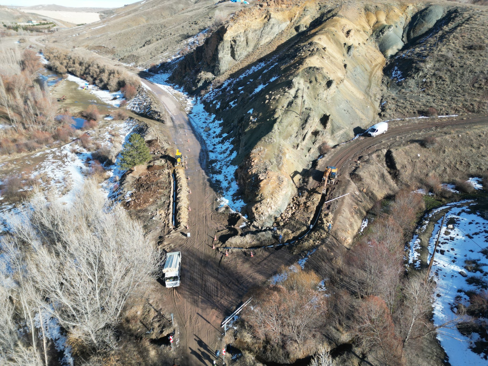 KASKİ, Pınarbaşı’da İçme Suyu Altyapısını Güçlendiriyor