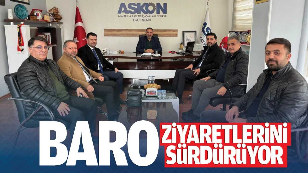 Baro ziyaretlerini sürdürüyor