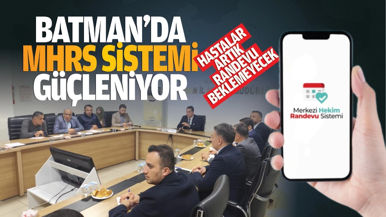 Batman’da hastalar artık randevu beklemeyecek…