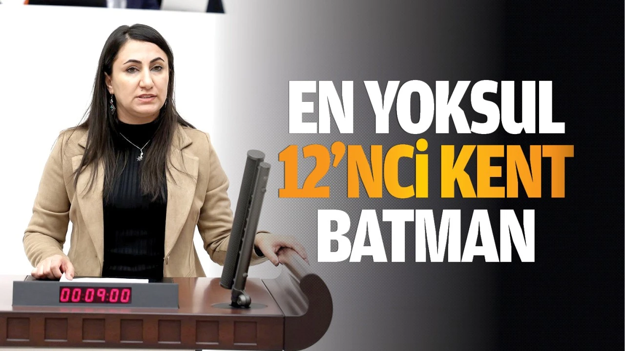 “En yoksul 12’nci kent Batman”