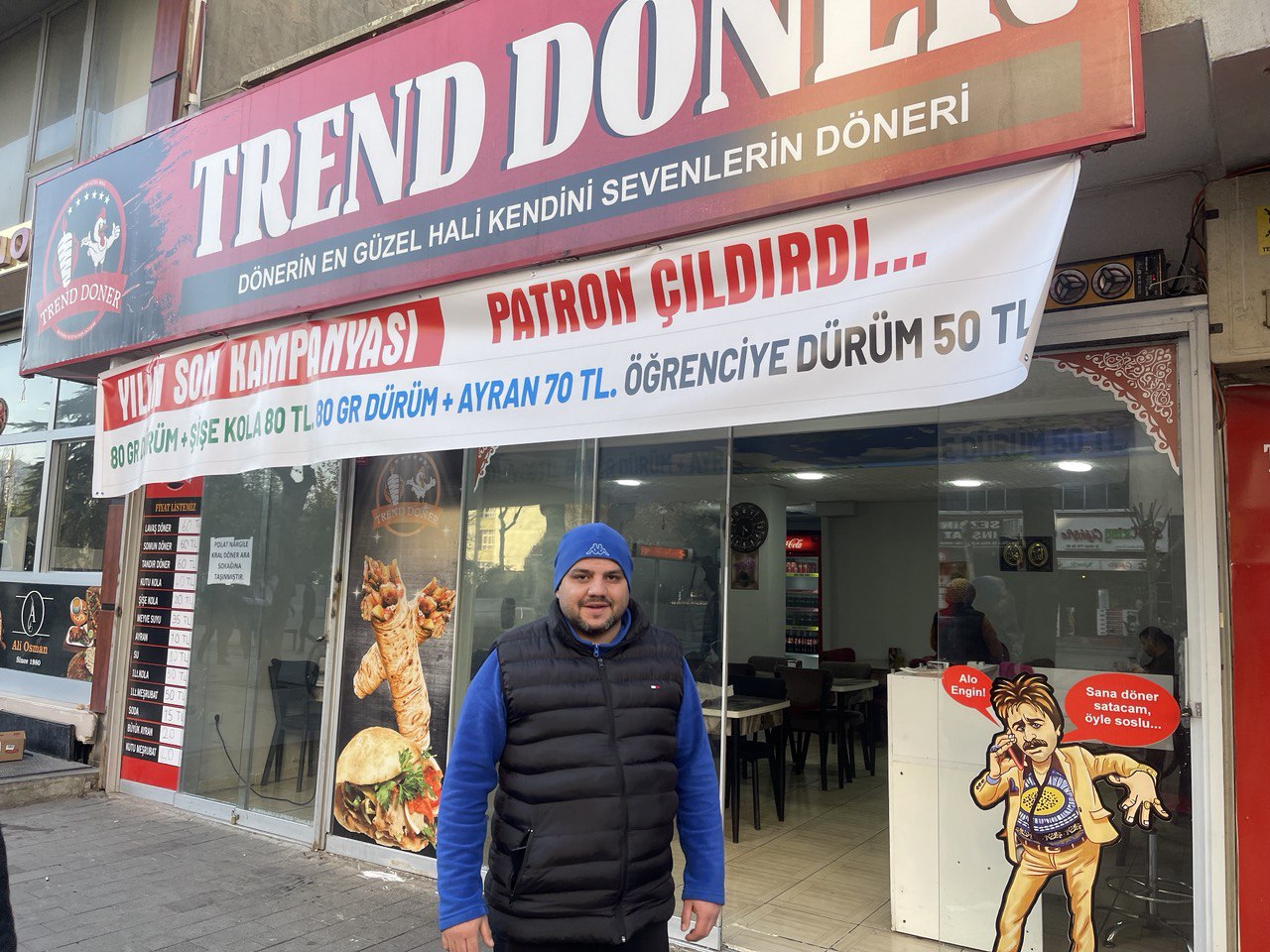 Siirt’te O İşletmenin Pankartı Sevindirdi