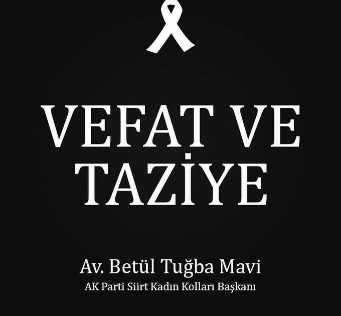 Siirt Ak Parti Kadın Kolları Teşkilatından Taziye Ziyareti