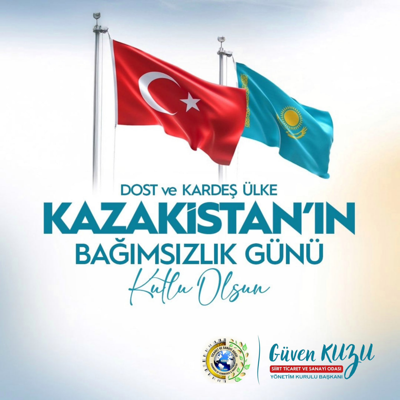 Siirt TSO’dan Kazakistan’ın Bağımsızlık Günü Kutlaması