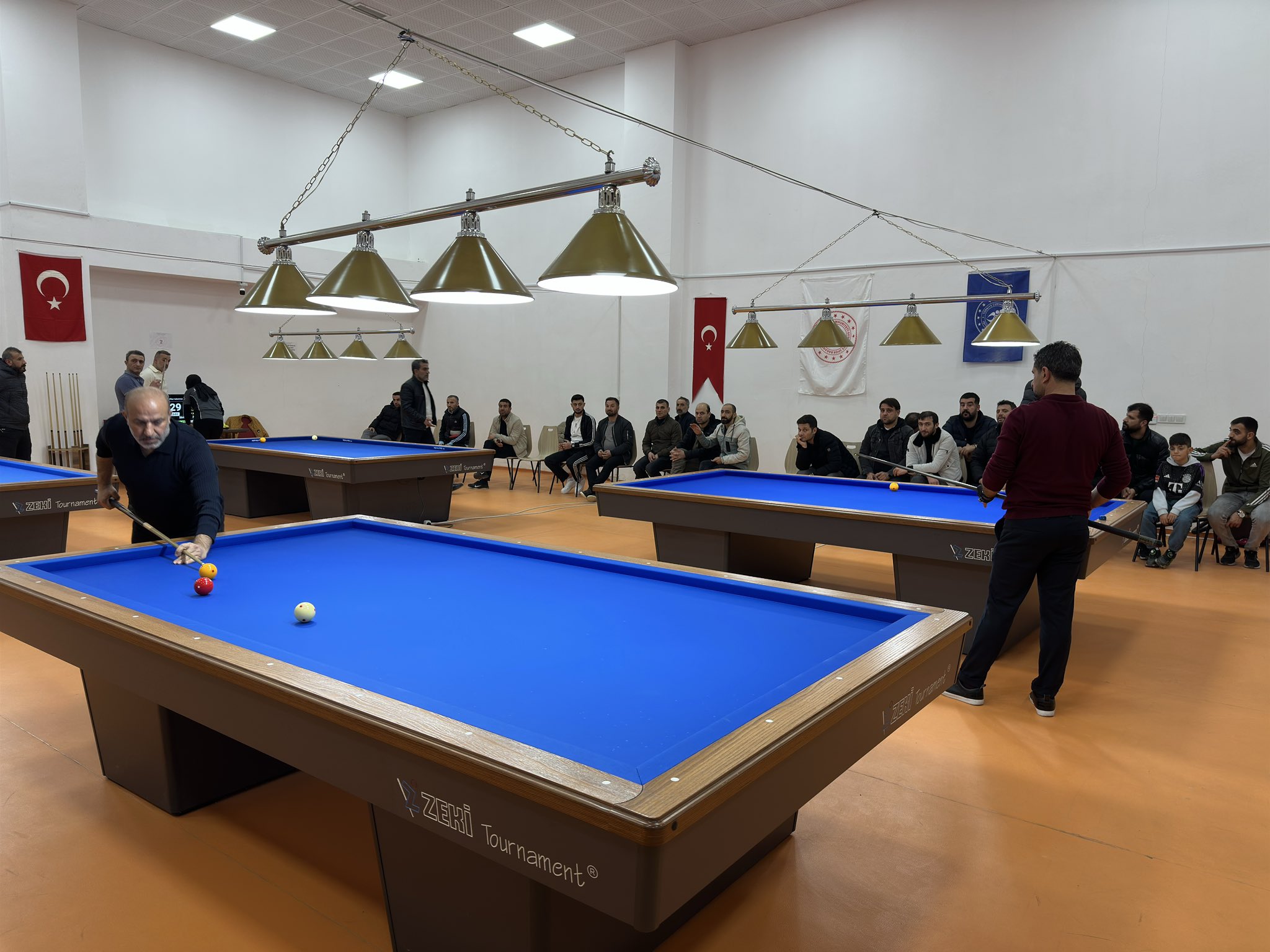 Siirt’te 3 Bant Bilardo Şampiyonası Başladı