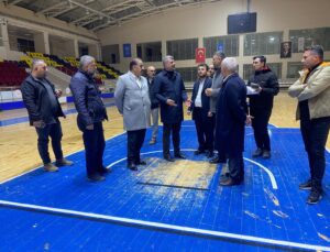 Siirt Yeni Kapalı Spor Salonu Kongre İçin İncelendi