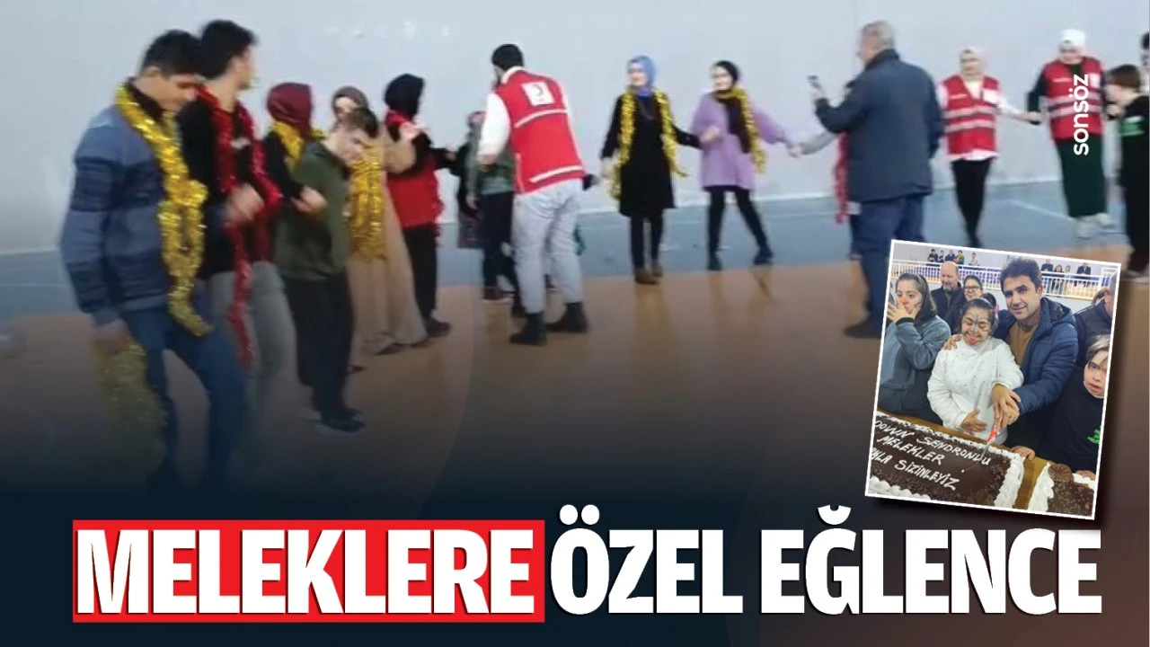 Meleklere özel eğlence…