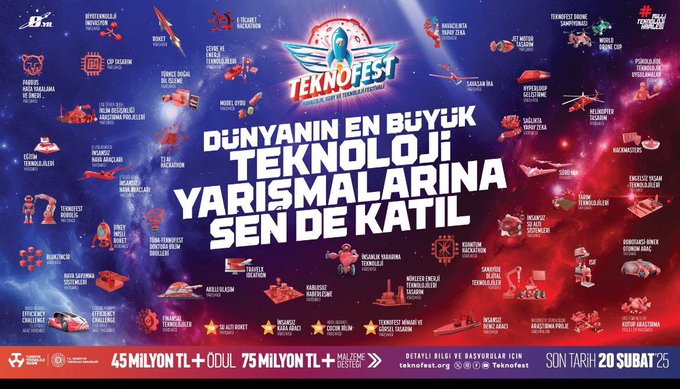 Siirt MEM: TEKNOFEST 2025 Teknoloji Yarışmaları İçin Başvurular Başladı