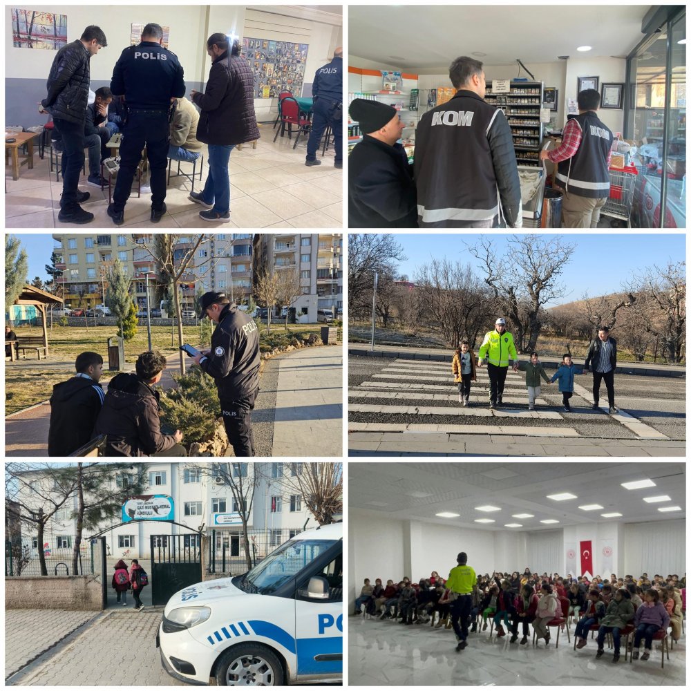 Siirt’te Okul Çevrelerinde Güvenlik Denetimleri Aralıksız Sürüyor